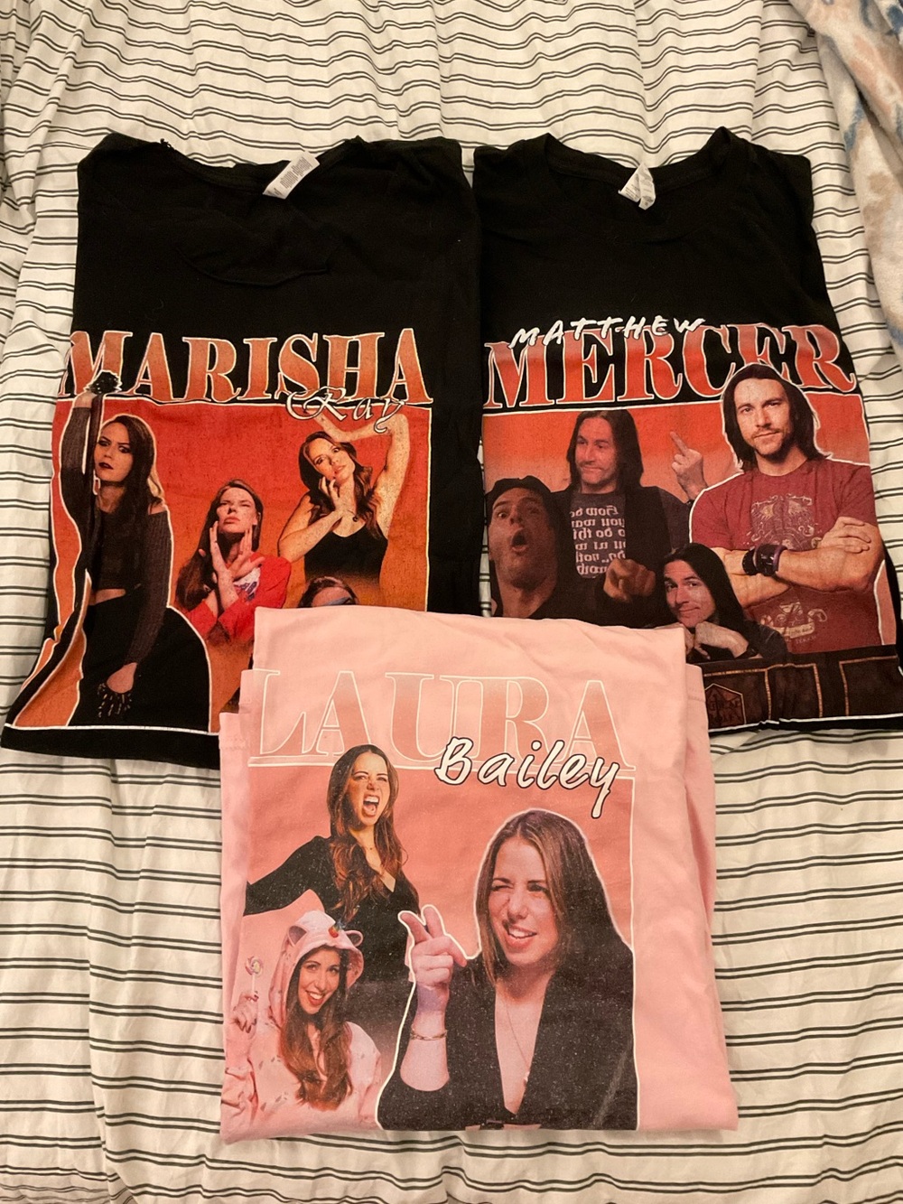 3 critical role actors shirts